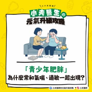 青少年 肥胖 氣喘 過敏